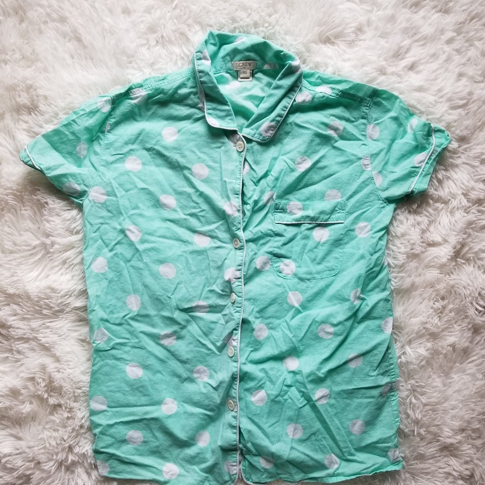 Pattern Pajama Top